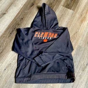 Russell Clemson hoodie has some wear but a lot more to give.